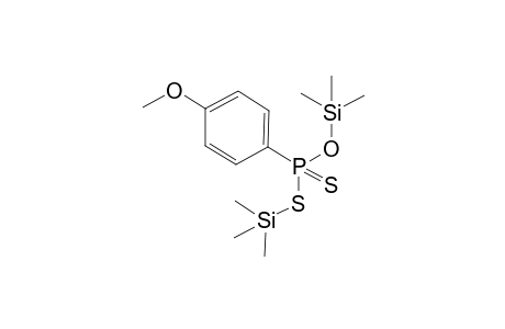 O,S-bis(trimethylsilyl) 4-methoxyphenylphosphonodithioate