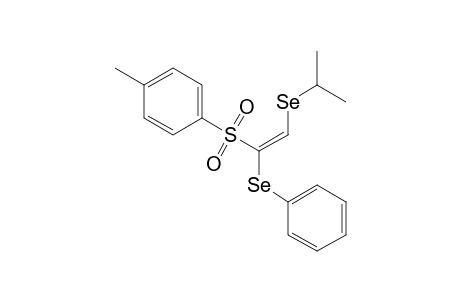 1-(Isopropylseleno)-2-(p-toluenesulfonyl)-2-(phenylseleno)ethene