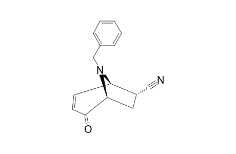 8-BENZYL-2-OXO-8-AZABICYCLO-[3.2.1]-OCT-3-ENE-6-ENDO-CARBONITRILE