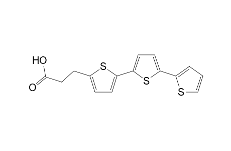 3-[5-(5-thiophen-2-yl-2-thiophenyl)-2-thiophenyl]propanoic acid