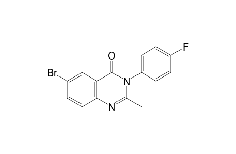 6-bromo-3-(p-fluorophenyl)-2-methyl-4(3H)-quinazolinone