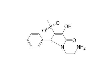 Pyrrol-2(5H)-one, 1-(2-aminoethyl)-3-hydroxy-4-methylsylfonyl-5-phenyl-