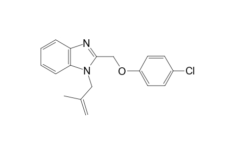 1H-1,3-Benzimidazole, 2-[(4-chlorophenoxy)methyl]-1-(2-methyl-2-propenyl)-