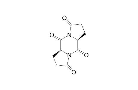 PYROGLUTAMIC-DIKETOPIPERAZINE;1,7-DIAZATRICYCLO-[7.3.0.0]-DODECANE-2,6,8,12-TETRONE