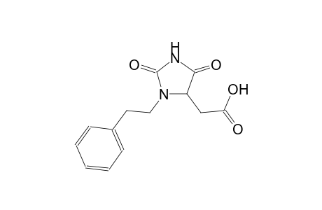 4-imidazolidineacetic acid, 2,5-dioxo-3-(2-phenylethyl)-