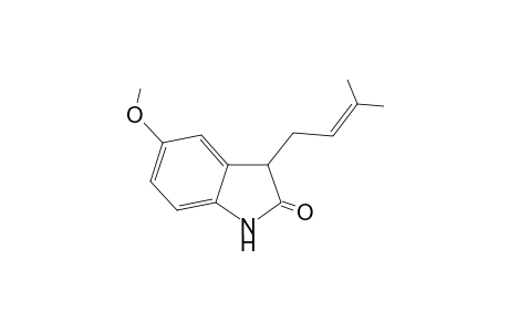 5-methoxy-3-(3-methylbut-2-enyl)-1,3-dihydroindol-2-one
