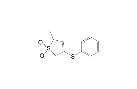 Thiophene, 2,5-dihydro-2-methyl-4-(phenylthio)-, 1,1-dioxide