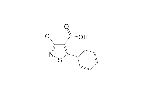 3-Chloro-5-phenyl-4-isothiazolecarboxylic acid