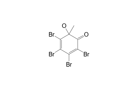 2,3,4,5-TETRABROMO-6-HYDROXY-6-METHYL-CYCLOHEXA-2,4-DIENONE