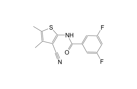 N-(3-cyano-4,5-dimethyl-2-thienyl)-3,5-difluorobenzamide