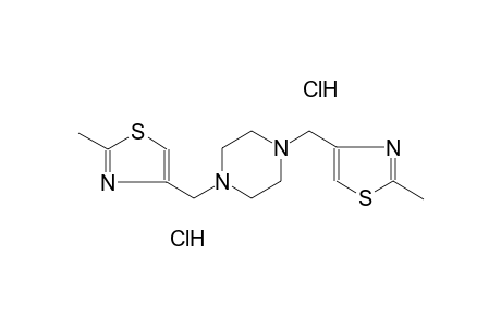 piperazine, 1,4-bis[(2-methyl-4-thiazolyl)methyl]-, dihydrochloride