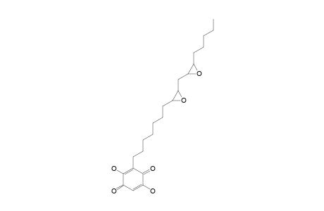 2,5-DIHYDROXY-3-(8,9;11,12-DIEPOXYDECANYL)-1,4-BENZOQUINONE;MAJOR-ISOMER