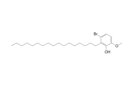 3-bromanyl-2-heptadecyl-6-methoxy-phenol