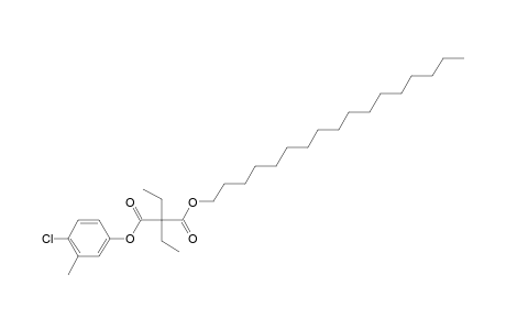 Diethylmalonic acid, 4-chloro-3-methylphenyl heptadecyl ester