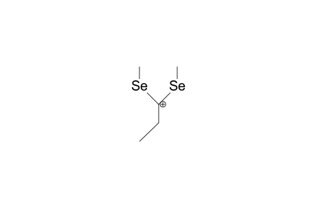 Bis(methylseleno)-ethyl carbenium cation