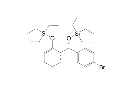 1-Bromo-4-((triethylsilyloxy)(2-(triethylsilyloxy)cyclohex-2-enyl)methyl)benzene