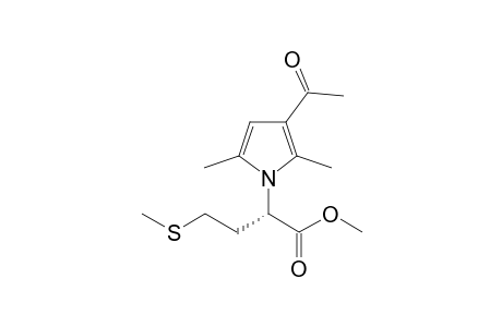 (S)-(-)-2-(3-Acetyl-2,5-dimethylpyrrol-1-yl)-4-methylsulfanylbutyric acid methyl ester