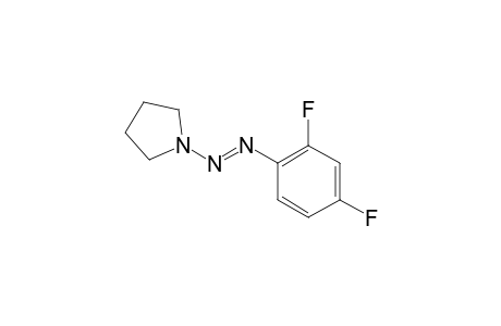 (E)-1-((2,4-Difluorophenyl)diazenyl)pyrrolidine