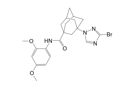 3-(3-bromo-1H-1,2,4-triazol-1-yl)-N-(2,4-dimethoxyphenyl)-1-adamantanecarboxamide