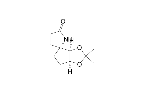 (+)-(2'R,3aR,6aS)-Tetrahydro-2,2-dimethylspiro[4H-cyclopenta-1,3-dioxole-4,2'-pyrrolidin]-5'-one