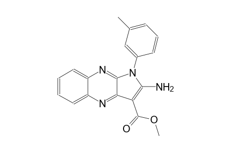 1H-pyrrolo[2,3-b]quinoxaline-3-carboxylic acid, 2-amino-1-(3-methylphenyl)-, methyl ester