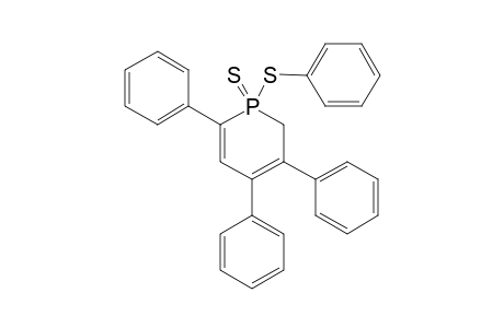 1-(Phenylthio)-3,4,6-triphenyl-1,2-dihydrophosphorine-1-sulfide