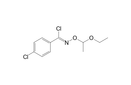 N-[1-(Ethoxy)ethoxy]-N-(.alpha.-chloro-4-chlorobenzylidene)oxime