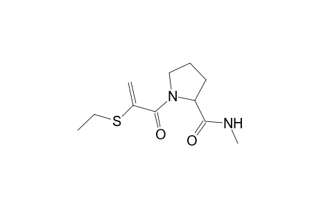 1-[2-(Ethylsulfanyl)acryloyl]-N-methyl-2-pyrrolidinecarboxamide