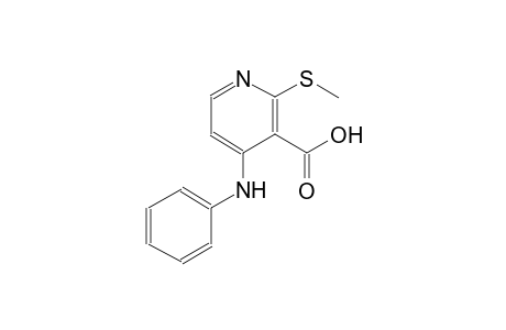 3-pyridinecarboxylic acid, 2-(methylthio)-4-(phenylamino)-