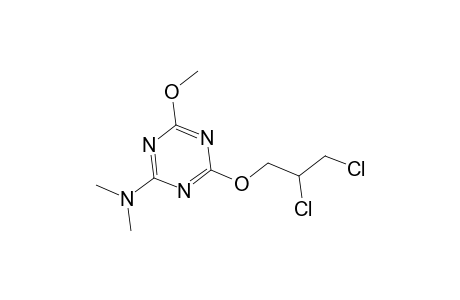4-(2,3-Dichloropropoxy)-6-methoxy-N,N-dimethyl-1,3,5-triazin-2-amine