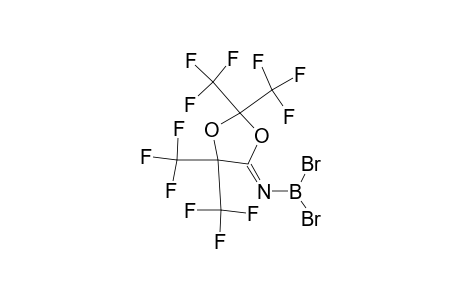 Boranamine, 1,1-dibromo-N-[2,2,5,5-tetrakis(trifluoromethyl)-1,3-dioxolan-4-ylidene]-