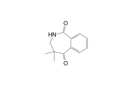 1H-2-Benzazepine-1,5(2H)-dione, 3,4-dihydro-4,4-dimethyl-