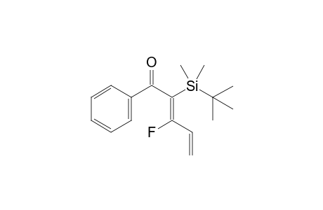 (E)-2-(t-Butyl)dimethylsilyl-3-fluoro-1-phenylpenta-2,4-dien-1-one