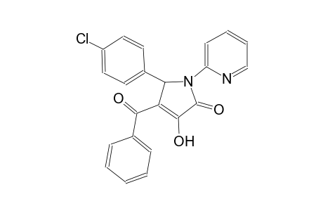 4-benzoyl-5-(4-chlorophenyl)-3-hydroxy-1-(2-pyridinyl)-1,5-dihydro-2H-pyrrol-2-one