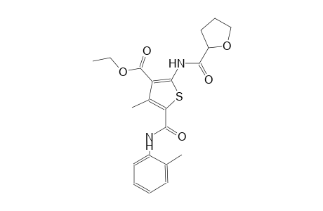 ethyl 4-methyl-2-[(tetrahydro-2-furanylcarbonyl)amino]-5-(2-toluidinocarbonyl)-3-thiophenecarboxylate