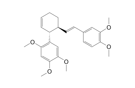 (+/-)-TRANS-3-(2,4,5-TRIMETHOXYPHENYL)-4-[(E)-3,4-DIMETHOXYSTYRYL]-CYCLOHEXENE