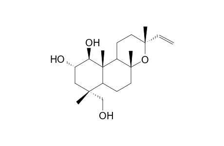 1.beta.,2.alpha.,18-Trihydroxymanoyl oxide