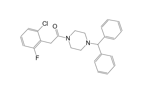 1-benzhydryl-4-[(2-chloro-6-fluorophenyl)acetyl]piperazine