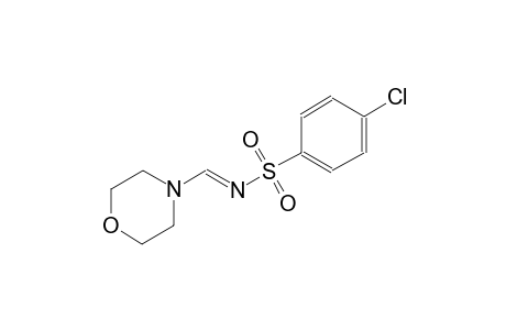 4-chloro-N-[(E)-4-morpholinylmethylidene]benzenesulfonamide