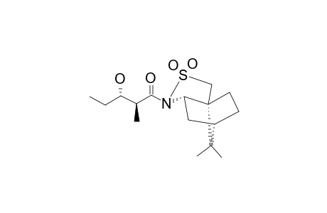N-[(2S,3S)-3-HYDROXY-2-METHYLPENTANOYL]-BORNANE-10,2-SULTAM