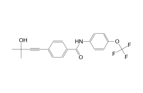 Benzamide, N-(4-trifluoromethoxyphenyl)-4-(3-hydroxy-3-methyl-1-butynyl)-