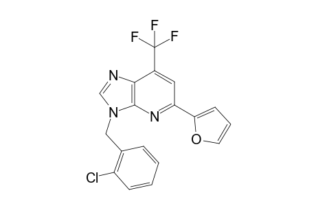 3-(2-Chlorobenzyl)-5-(2-furyl)-7-(trifluoromethyl)-3H-imidazo[4,5-b]pyridine