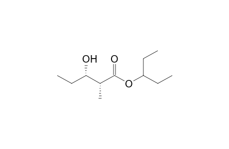 (2R,3S)-3-hydroxy-2-methyl-valeric acid 1-ethylpropyl ester