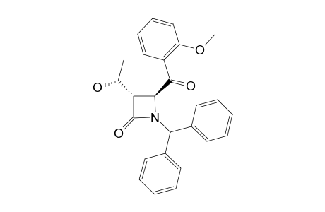 (1'R,3S,4S)-1-DIPHENYLMETHYL-3-(1-HYDROXYETHYL)-4-[(2-METHOXYPHENYL)-CARBONYL]-AZETIDIN-2-ONE