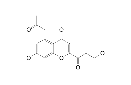 SIAMCHROMENE_A;2-(3-HYDROXY-1-OXOPROPYL)-7-HYDROXY-5-(2-OXOPROPYL)-4-H-CHROMEN-4-ONE