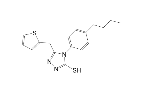 4-(4-butylphenyl)-5-(2-thienylmethyl)-4H-1,2,4-triazole-3-thiol