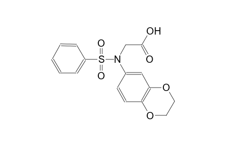 acetic acid, [(2,3-dihydro-1,4-benzodioxin-6-yl)(phenylsulfonyl)amino]-