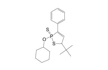 1,2-Thiaphosphole, 2-(cyclohexyloxy)-5-(1,1-dimethylethyl)-2,5-dihydro-3-phenyl-, 2-sulfide