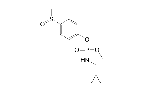 Phosphoramidic acid, (cyclopropylmethyl)-, methyl 3-methyl-4-(methylsulfinyl)phenyl ester