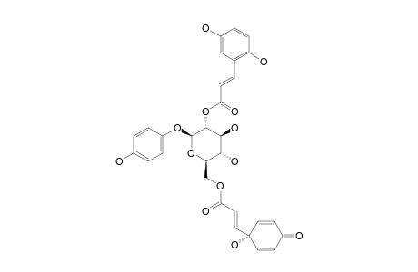 GREVILLOSIDE-K;ROBUSTASIDE-D-2'-O-2,5-DIHYDROXYCINNAMATE